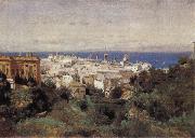 Corot Camille View of Genoa oil painting